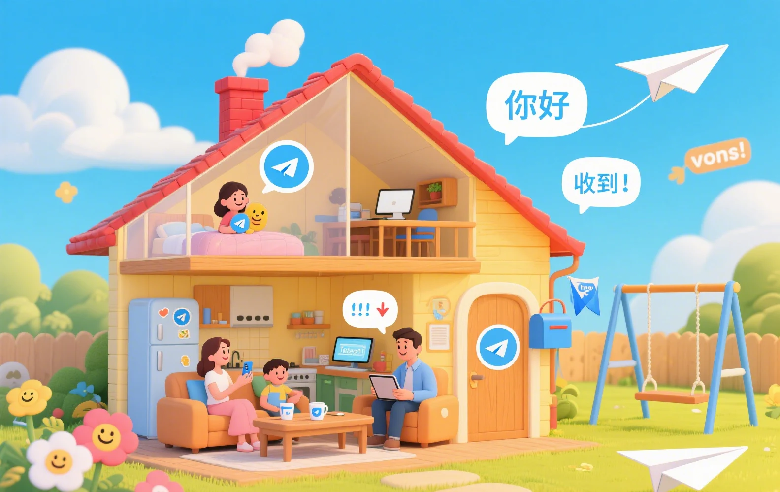 电报怎么设置成中文